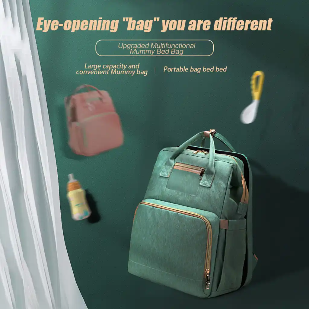 Tragbare Falten Baby Rucksack Bett Multifunktionale Bett Mid Bett Mutter Und Baby Tasche Tragbaren Grosse Kapazitat Tasche Zihr Lauftaschen Aliexpress