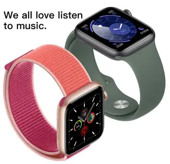 

Smart Watch IWO 12 Smartwatch Series 5 IWO12 1:1 ECG Heart Rate Blood Pressure Wireless Charging for Iphone VS IWO 11