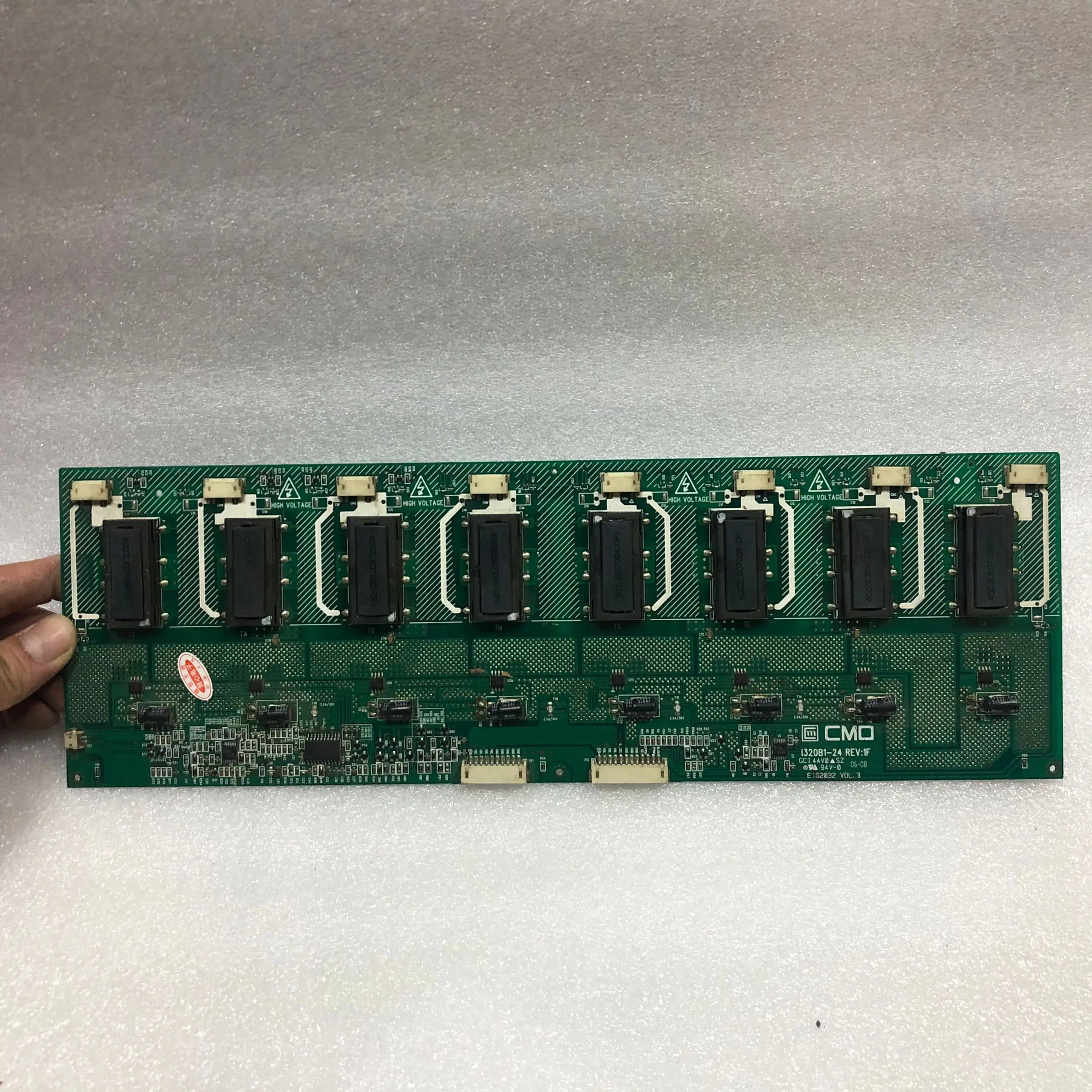 

ORIGINALinventor 34.7m high voltage board t87i015.01 :rev lf 1e v320b1-l03 i320b1-24 connect with T-CON