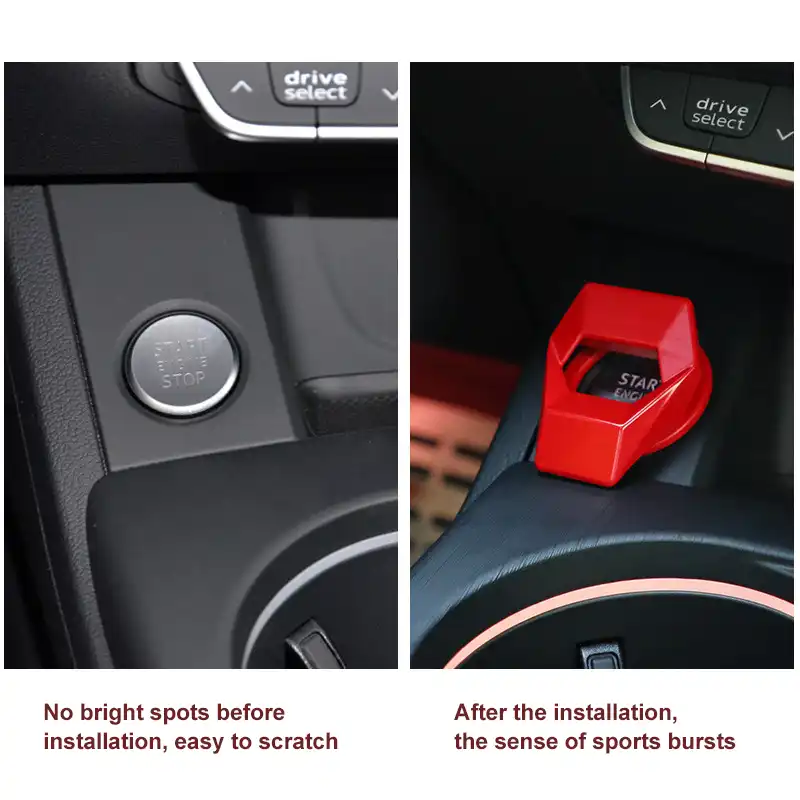 car engine start stop button cover