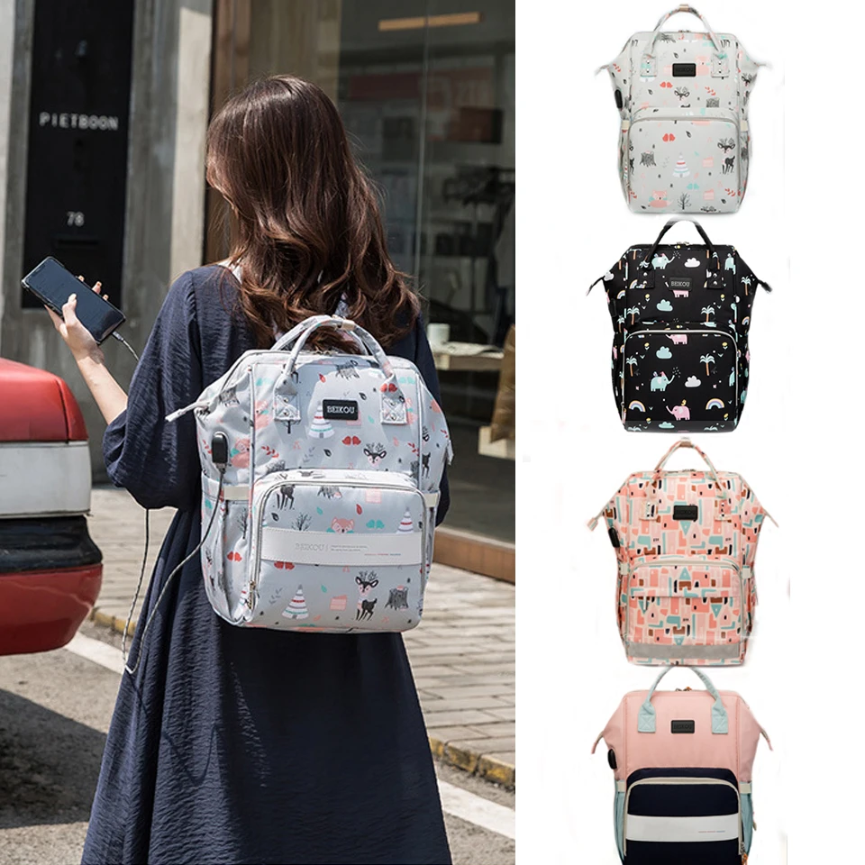 

Baby Diaper Nappy Changing Mummy Bag Large Rucksack Hospital Maternity Backpack