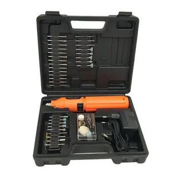 

3.6V Mini Charging Electric Mill Grinder Polishing Grinding Drilling Machine Kit CORC