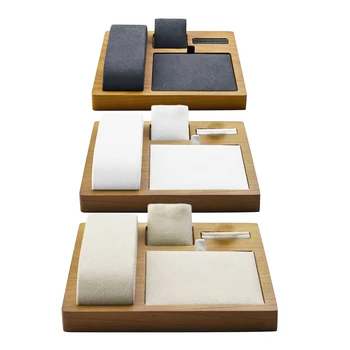 

Bangles Bracelets Rings Earrings Ear Studs Tray Showcase Display Jewelry Organizer (3 in 1)