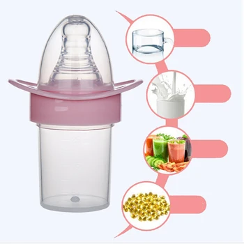 

3 Colors Toddler Baby Medicine Feeding Bottles Infant Kids Feeding Dummy Pacifier Nipple Necessary Kid Utensils Tool