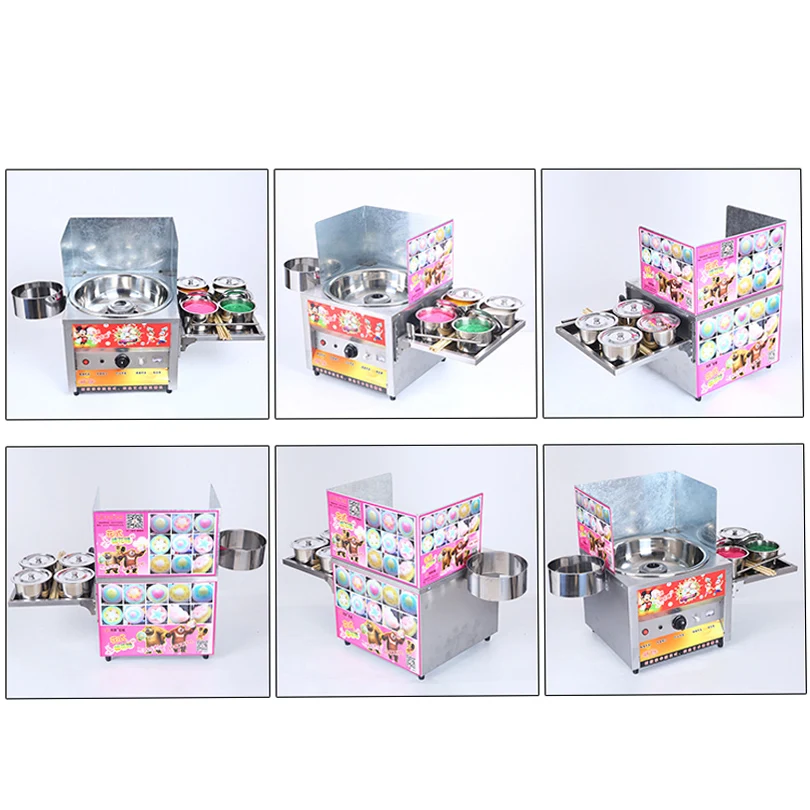 Free shipping Commercial Cotton Candy Floss Maker Machine /Gas Cotton Candy Machine/Candy Floss Machine