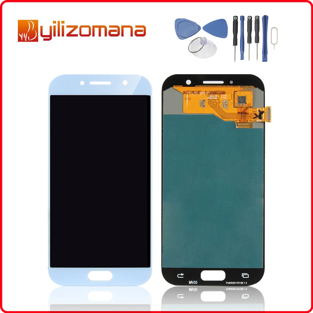 

5.2"Super AMOLED For SAMSUNG Galaxy A5 2017 A520 LCD Touch Screen Digitizer Replacement for Samsung A520 Display SM-A520F