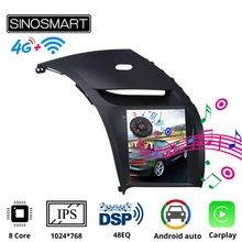 Sinosmart – écran Vertical IPS type Tesla pour Kia K3 Cerato Forte 2013 – 18, Navigation GPS, lecteur multimédia, Radio, pour voiture