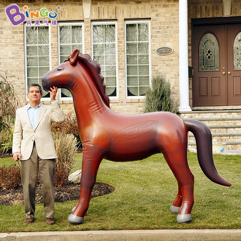 Customized airtight inflatable horse / PVC material inflatable life