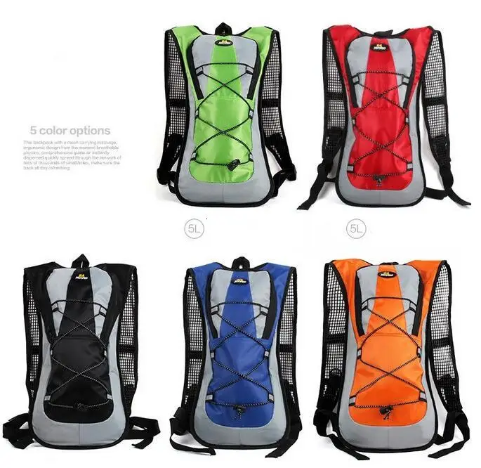 Discount 5L Waterproof Breathable Cycling Backpack Bicycle Bag no Water Bag Backpack Ultralight Portable Bike Bag Cycling Backpack 13