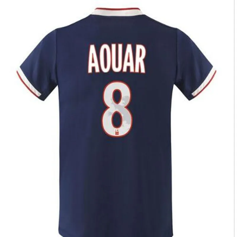 Lyonnais футбольные майки Lyon футбольная рубашка TRAORE MEMPHIS FEKIR OL AOUAR GOUIRI CORNET TERRIER DEMBELE19 20 футболка Джерси - Цвет: shirt