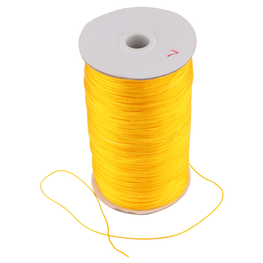 

Elastic Cord String Wire Rope Nylon Yellow for Necklace Jewel Making