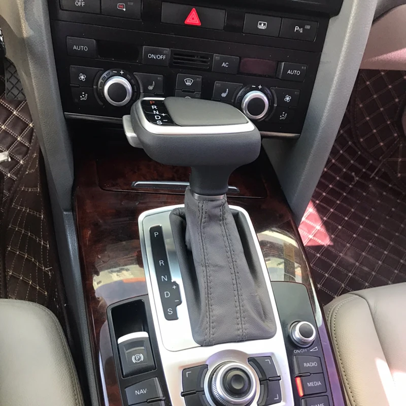 Кожаные автомобильные ручки для Audi A4 A5 A6 A7 Q5 Q7 S5 S6 автоматические трансмиссии