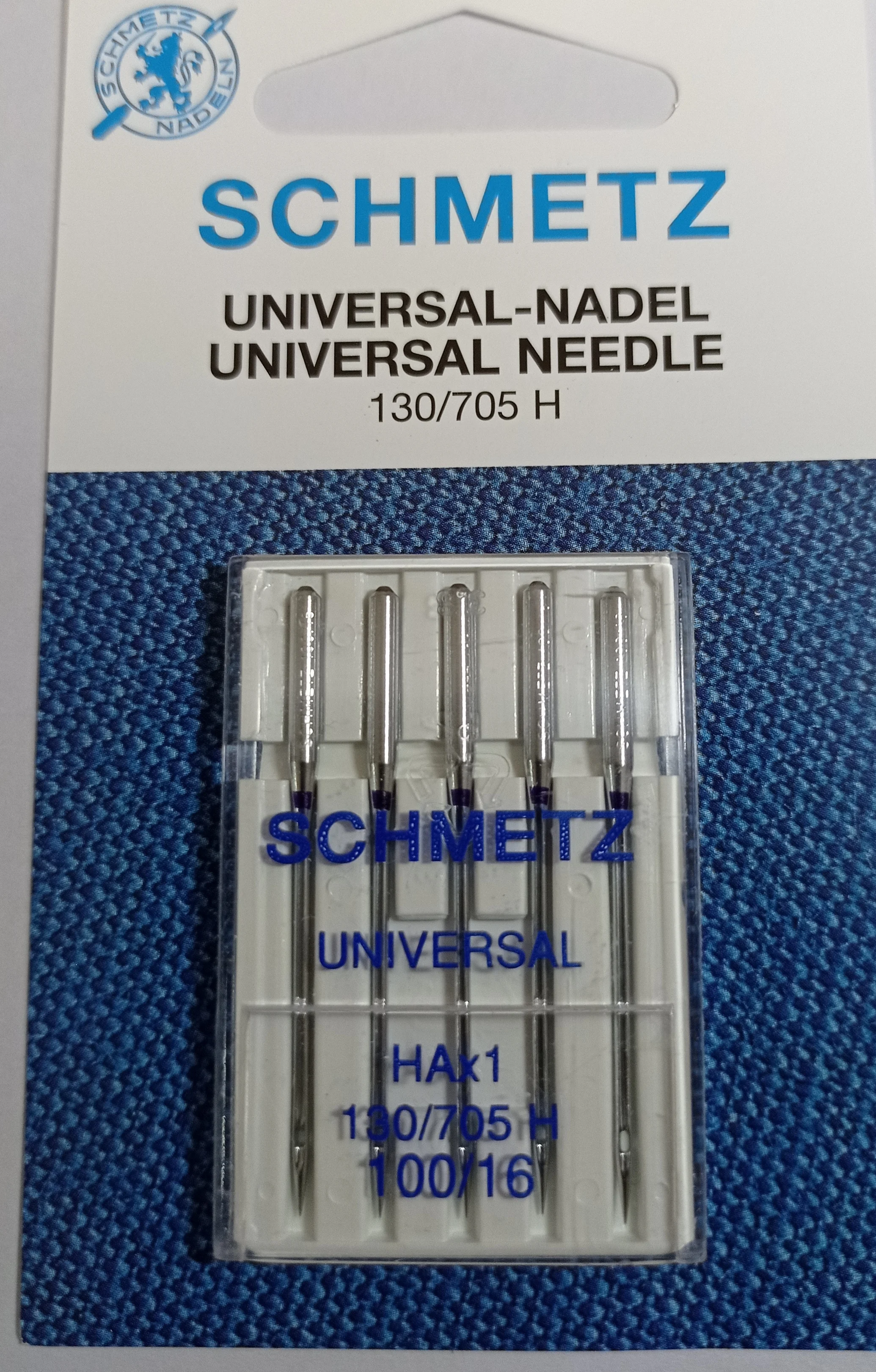 Sewing Machine Needles 5pcs SCHMETZ UNIVERSAL HA x 1 130/705H 15x1 Size #9 #11 #12 #14 #16 #18 For Singer Juki Brother Bernina Pfaff Janome