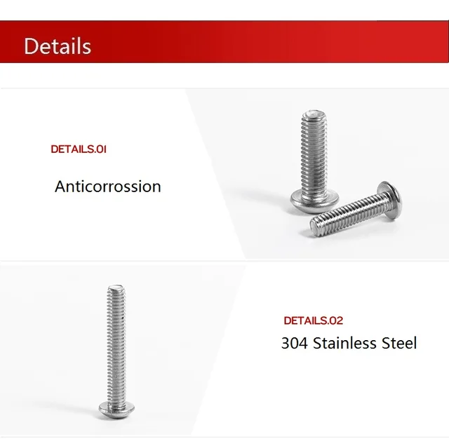 20 Viti A Testa Cilindrica M5x45mm | Acciaio Inox 304 | Esagono Incassato | Filettatura Completa - Foto 2