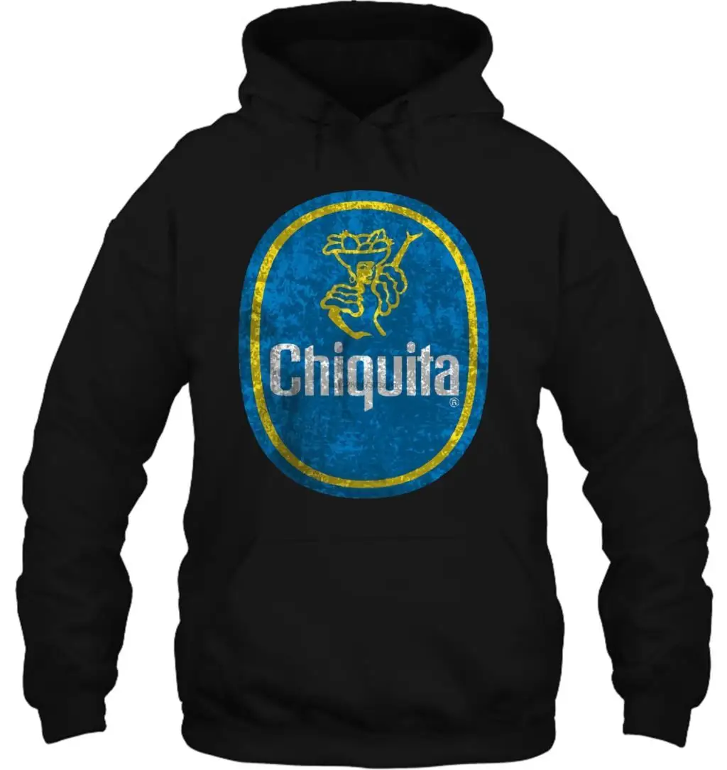 Мужская Толстовка Новинка Chiquita Banana Мужская Черная женская уличная одежда