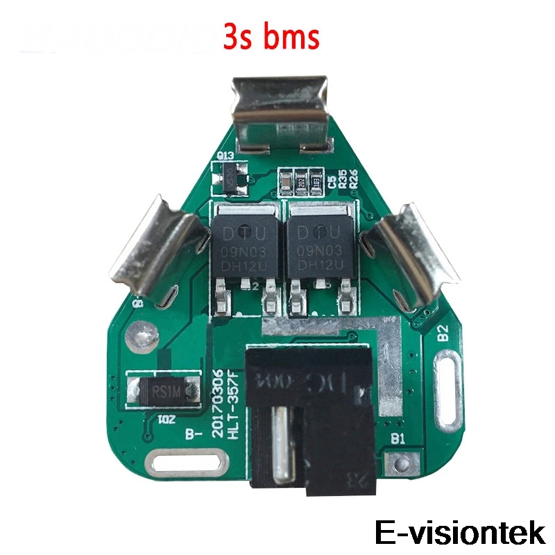 Плата защиты аккумулятора 3S BMS 12 В 10 А электронные инструменты PCM DC 18650 Lipo Li Ion