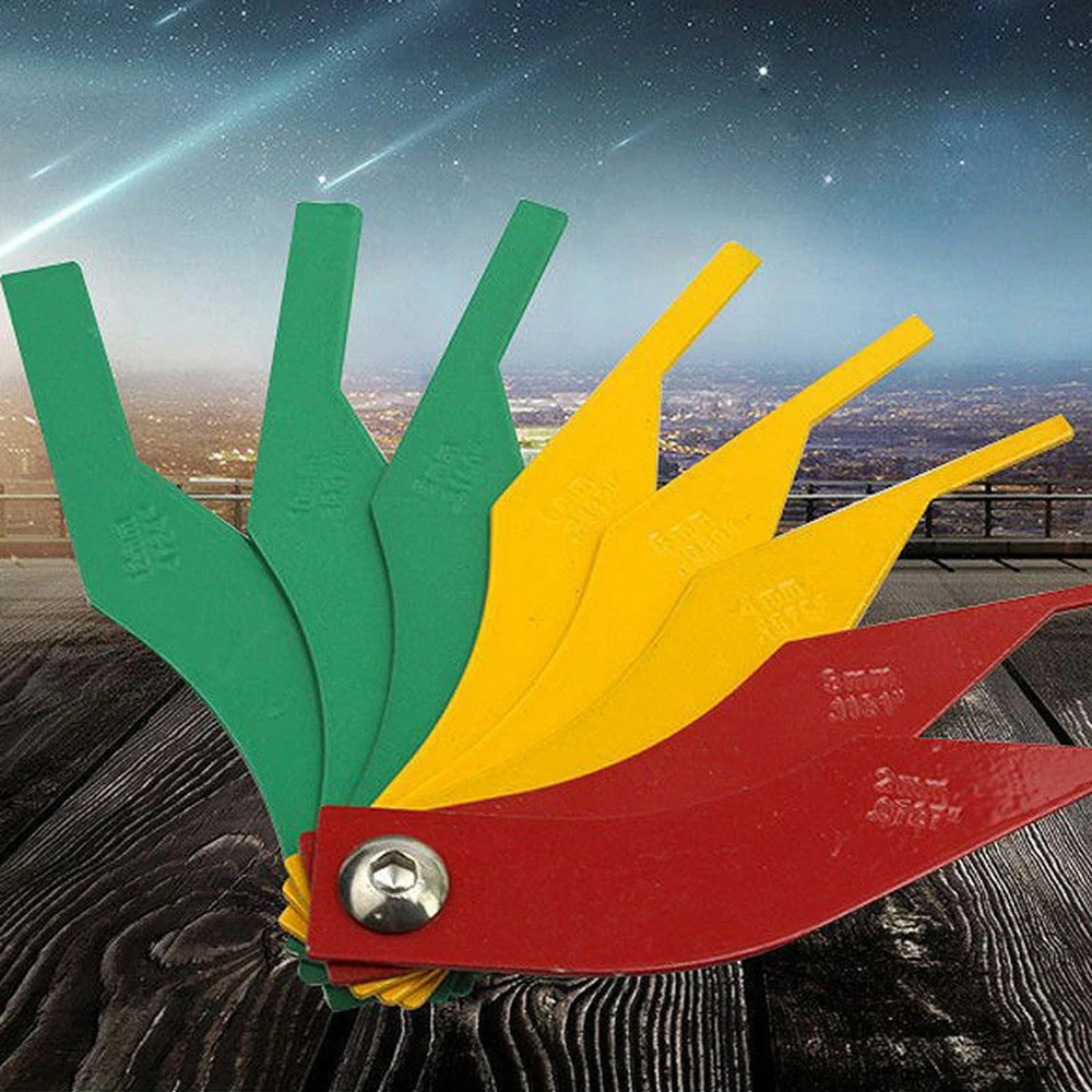 

12.8*2.2cm Car Measuring Tool Brake Pad Scale Lining Thickness Feeler Gauge Tester Wear Meter Measure Tool