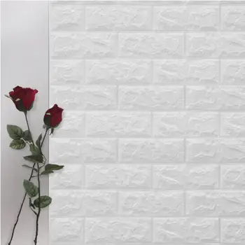 

Wall sticker home wallpaper self-adhesive thick 3D brick pattern living room bedroom background wall decoration 70 * 77cm
