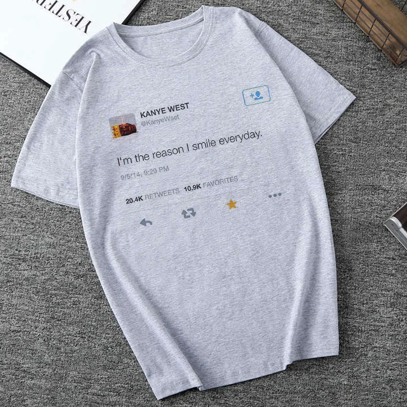 Tumblr гранж эстетика Новое поступление модные повседневные футболки с принтом Harajuku женская одежда свободная уличная одежда - Цвет: 2646-hui