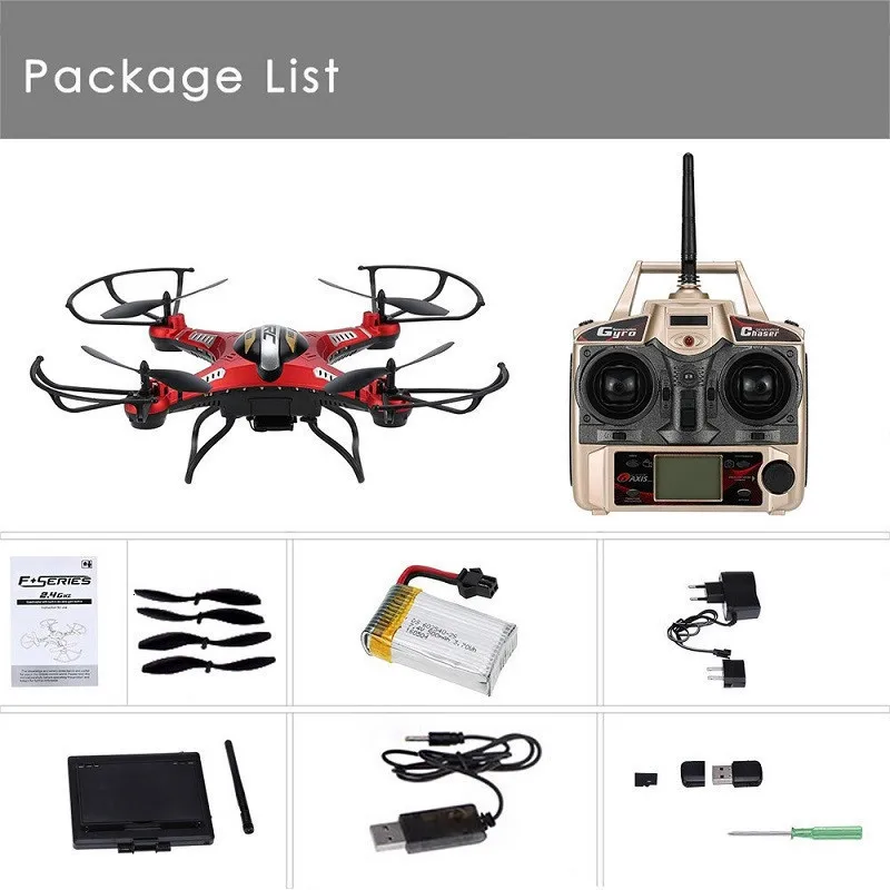 JJRC H8DH 5,8G FPV дрона с дистанционным управлением с 2MP HD Камера 2,4G 4CH 6 оси высота Безголовый светодиодный Quadcopter Вертолет игрушки RTF