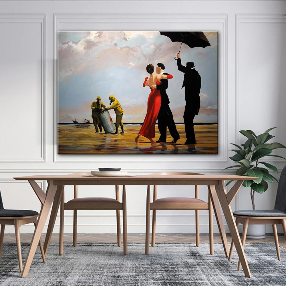 

Dancing Edward Hopper Canvas Paintings Abstract Street Art Canvas Posters And Prints Modern Graffiti Wall Art Picture Home Decor