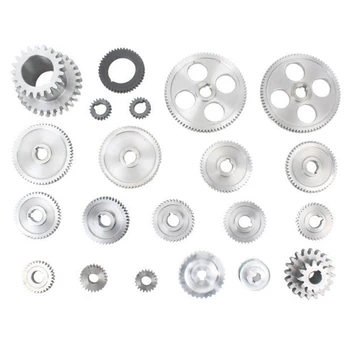 

21Pcs Mini Lathe Gears/CJ0618 Metal Cutting Machine Gears/Metal Gear Kit(Metric)