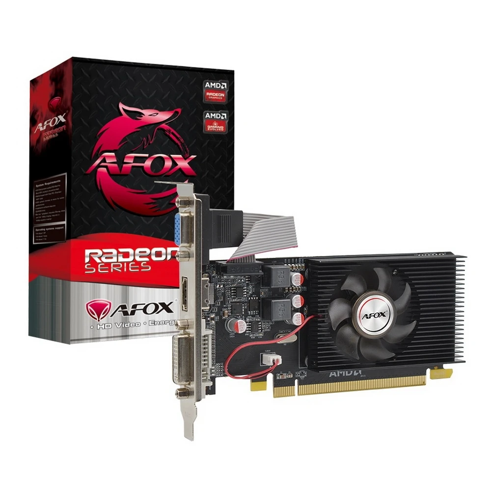 Видеокарта Afox AMD Radeon R5 230 2048MB 1066MHz 64 bit RTL [AFR5230-2048D3L4] | Компьютеры и офис