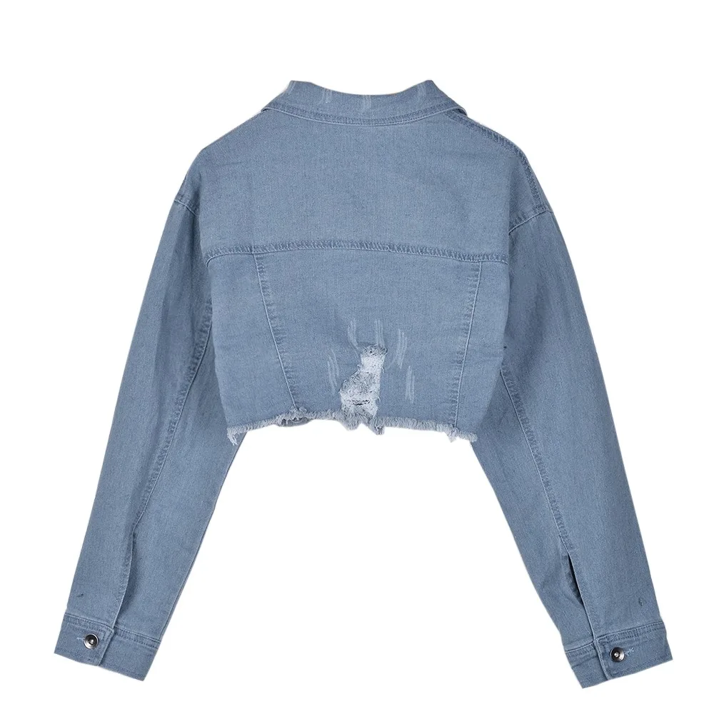 Fashion Women Sexy Ripped Denim Jackets Jumia Nigeria