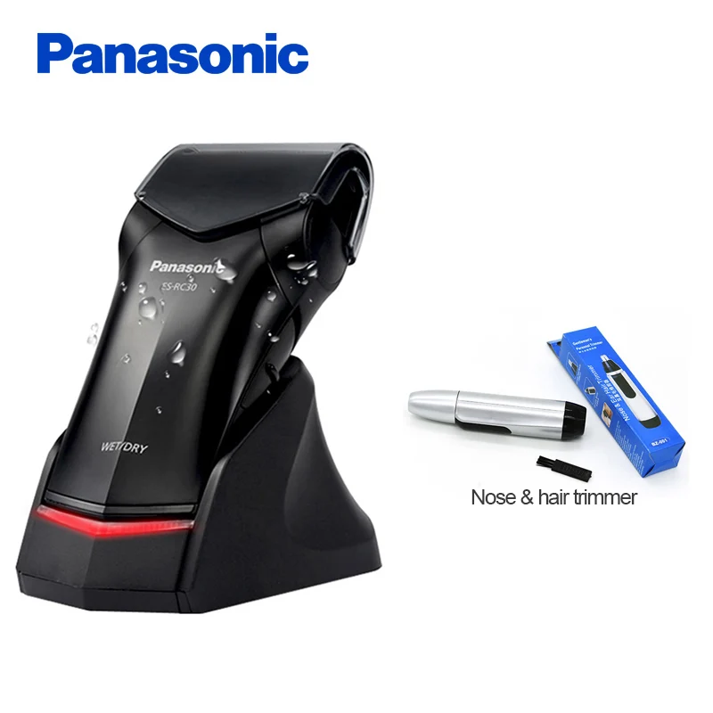 100% оригинальная электробритва Panasonic ES RC30 перезаряжаемая поддержка для мытья тела