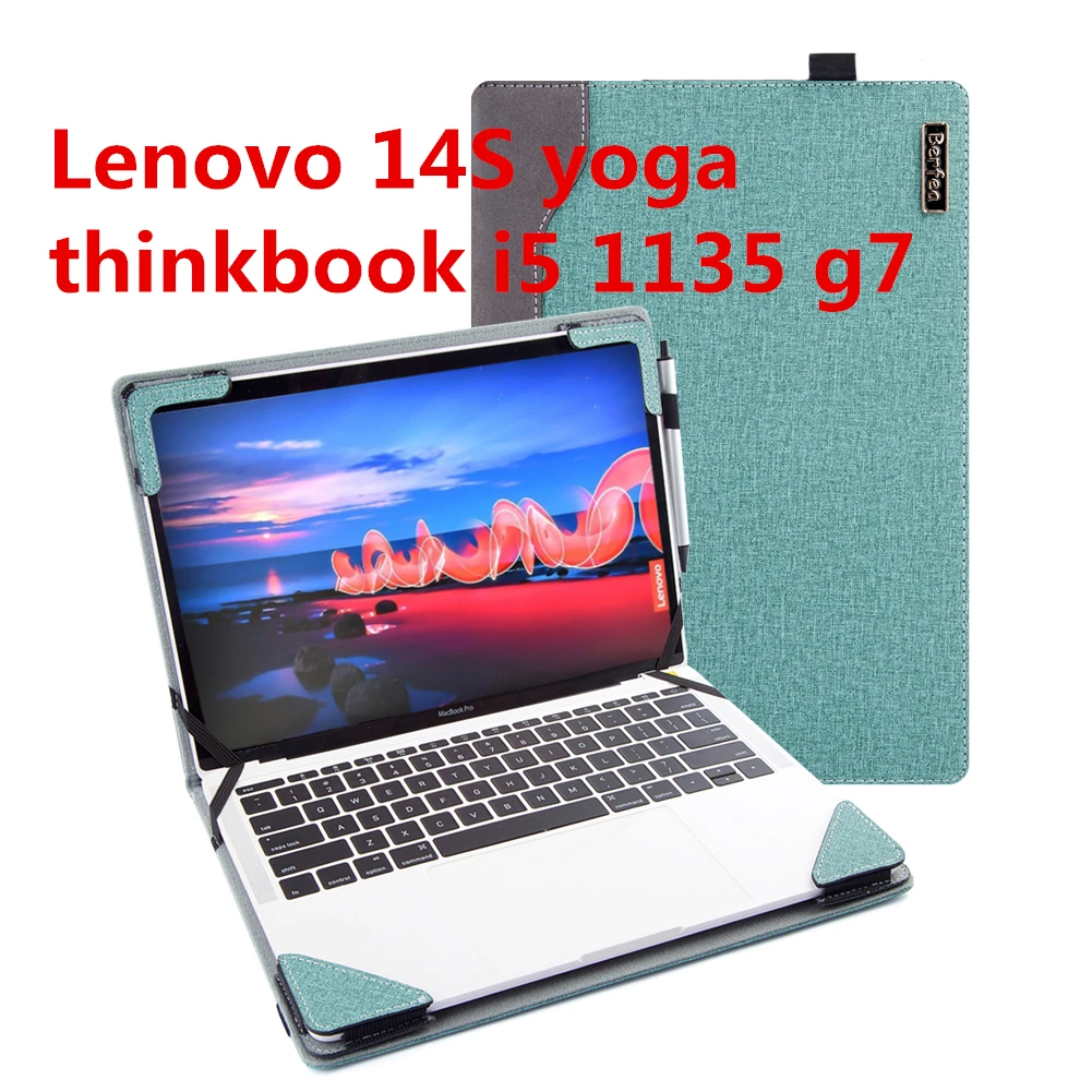 oog Hymne Slang Universial Case Cover For Lenovo 14s Yoga Thinkbook I5 1135 G7 14inch  Laptop Sleeve Protective Stand Skin - Laptop Bags & Cases - AliExpress