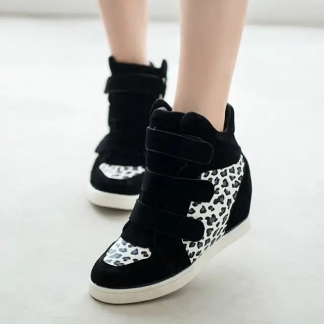 

Winter Women Wedge Heel Boots Ladies Shoes Suede Boo