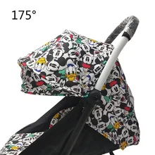 175 grados accesorios para cochecito para bebé Yoya Babyzen Yoyo asiento camisas sol sombra cubierta capucha bebé tiempo cochecito cojín de colchón