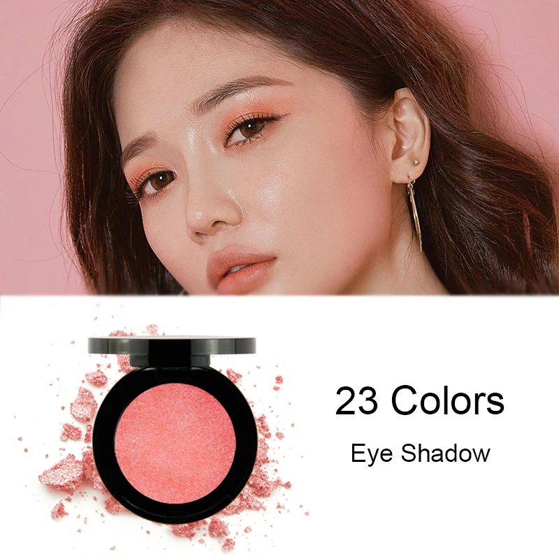 

23 Colors Diamond Glitter Eyeshadow Nude Single Palette Makeup Shimmer Matte Eye Shadow Pigment Cosmetics For Girls Make Up