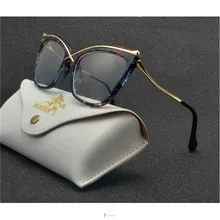 Фотохромные анти-синие прогрессивные мульти-фокус очки для чтения для женщин синий свет Блокировка женские очки Рамка FML