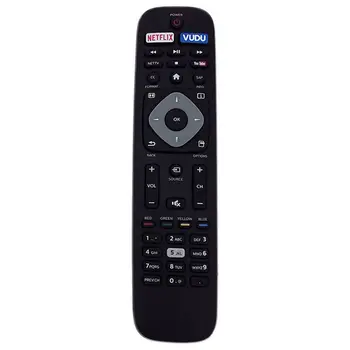 

Replacement Remote Control Controller For Philips Nh500Up 4K Uhd Smart Tv Black