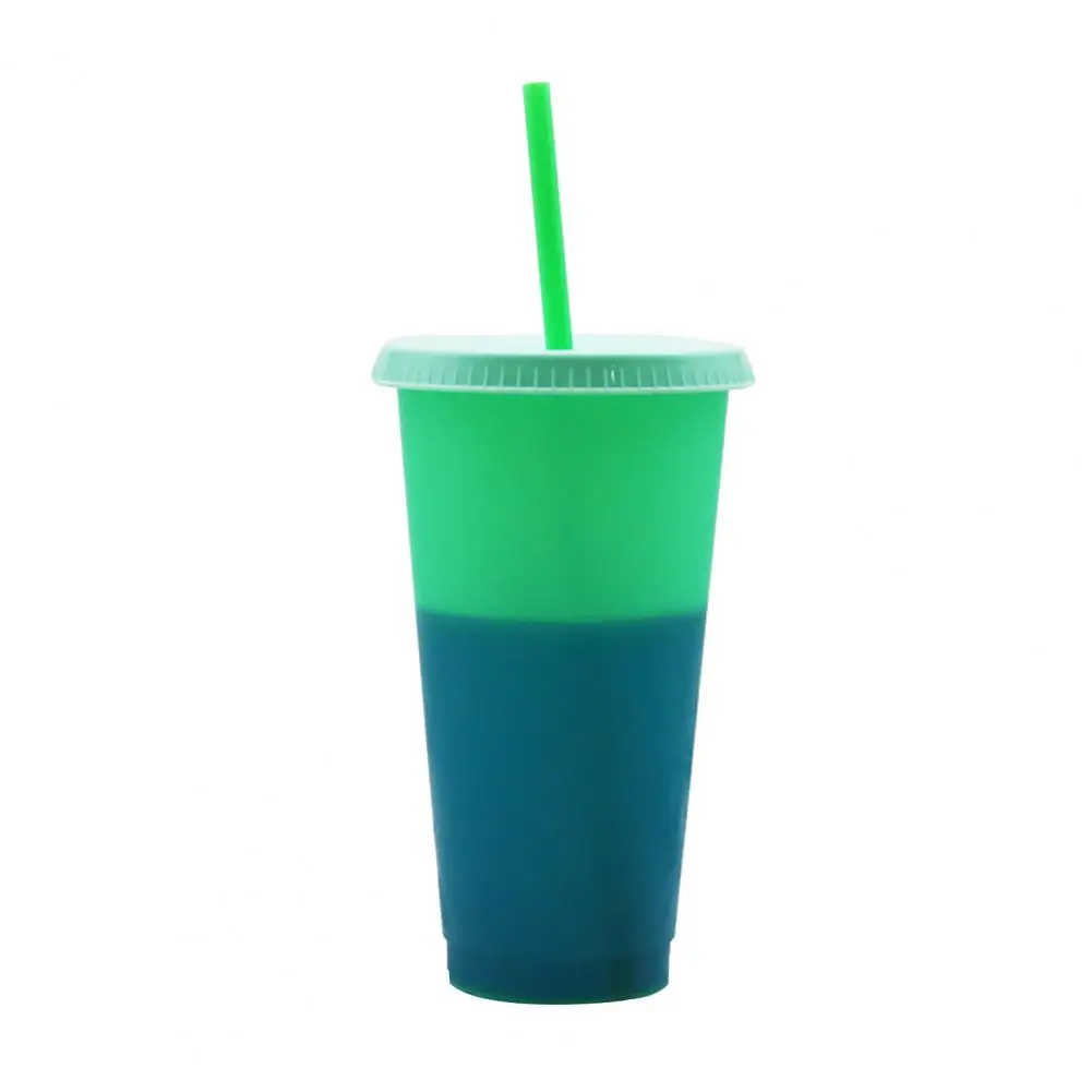 Color Changing Cups Lids Straws Wholesale  Plastic Cups Change Color Cold  - 7pcs - Aliexpress