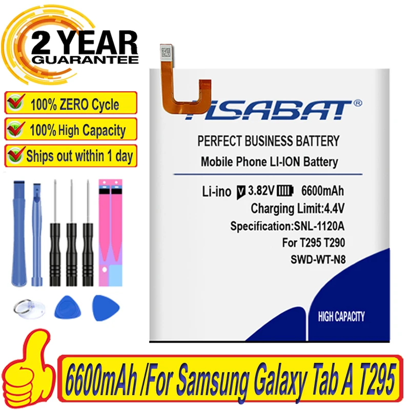 Top Brand 100 New 6600mAh SWD WT N8 Tablet Battery for Samsung Galaxy