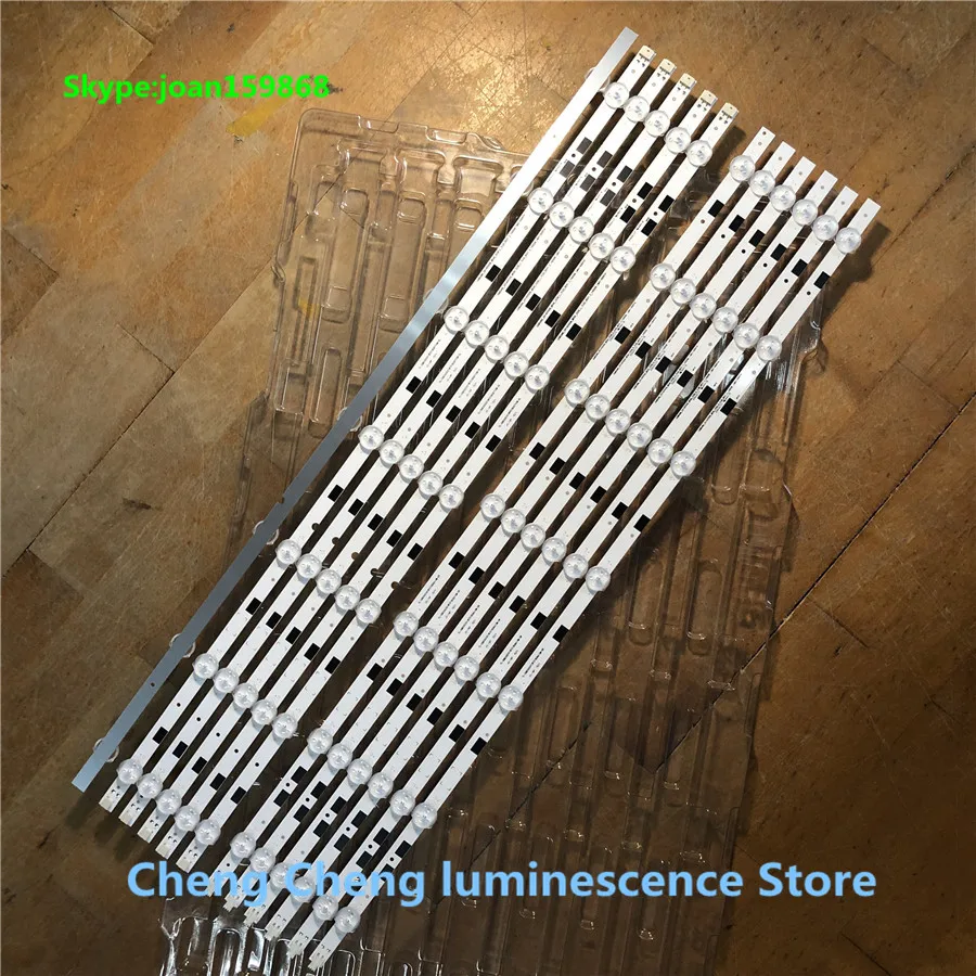 12Pcs Striscia Di Retroilluminazione A Led 14 Lampada Per Samsung 58 "Tv Ua58H5288 2014Svs58 Lm41-00091F Lm41-00091G Ue58J5200 Bn96-32771A Bn96-32772A
