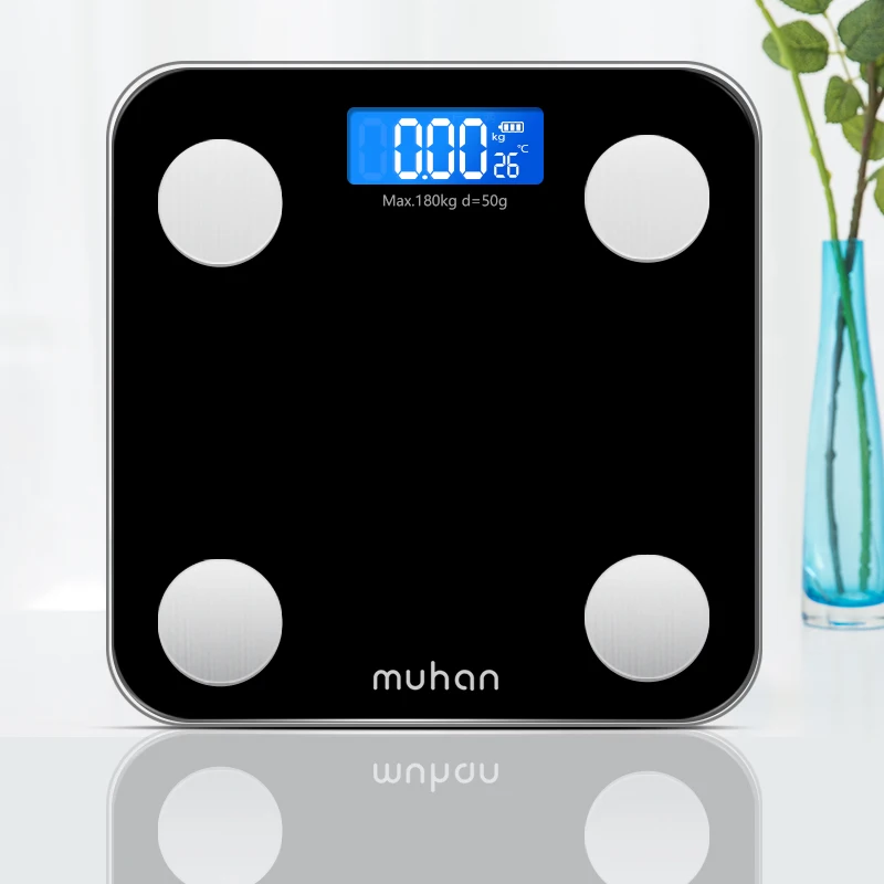 Smart Body Fat Scale Bathroom Scale Floor Digital Scale BMI Balanc Connection Phone Bluetooth APP Electronic Body Weight Scale 