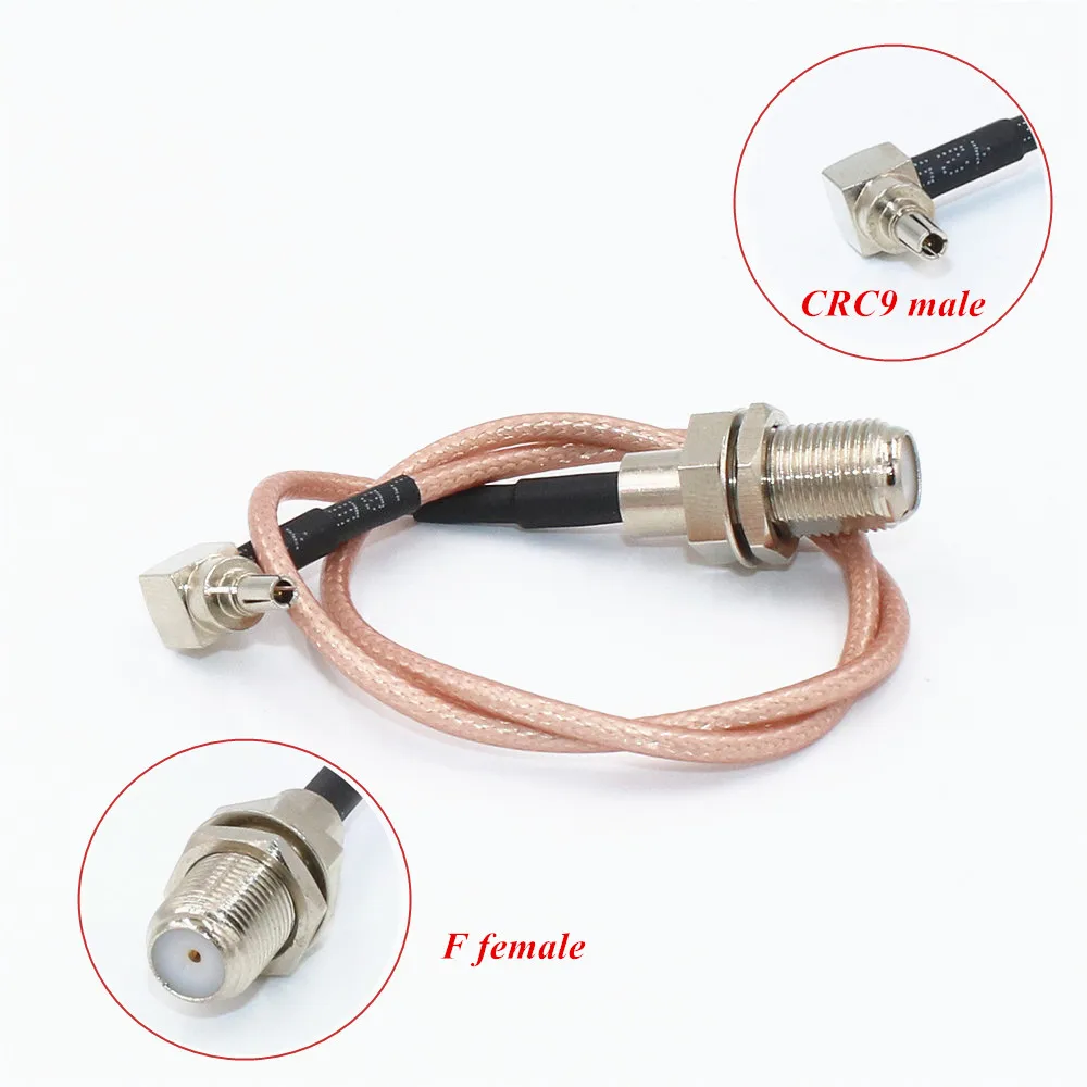 RF Coaxial TNC Male to TS9 Male Right Angle Connector USB Modem Adapter Extension Cable 15CM ships from USA RF Coaxial TNC Male to TS9 Male Right Angle Connector USB Modem Adapter Extension Cable 15CM ships from USA