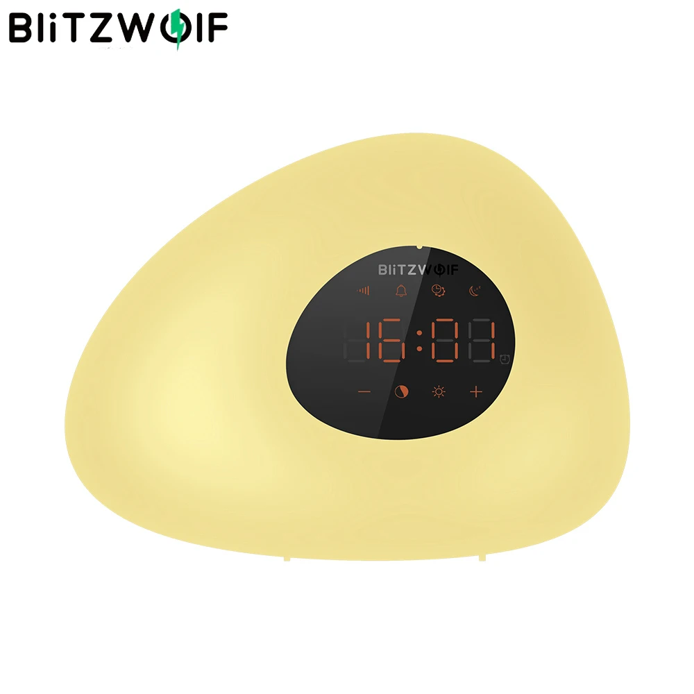 

BlitzWolf BW-LT23 Smart Home Wake Up Light Alarm Clock with Sunrise & Sunset Mode Touching Control RGB 3000K Dimmable Night Lamp