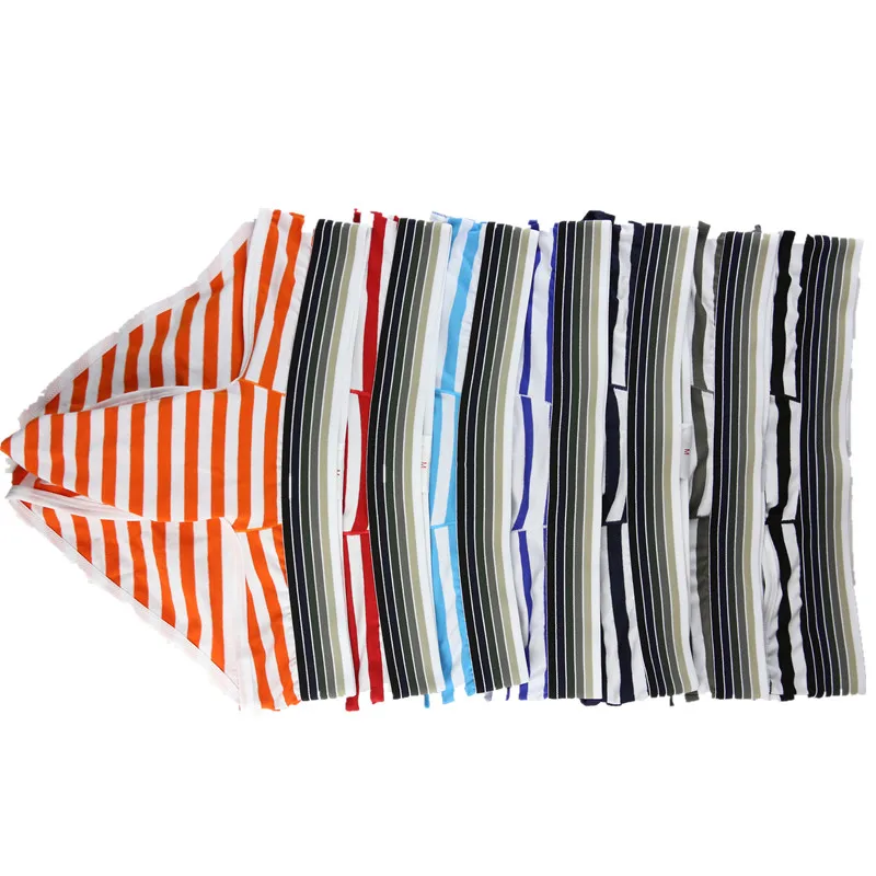 Underwear buttocks pure cotton body shaping sexy striped breathable men's underwear |