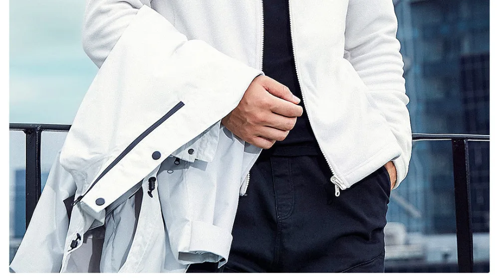 Xiaomi ULEEMARK средней длины дорожная куртка съемный многофункциональный хранения Анти-ветер водонепроницаемая куртка для альпинизма Прямая поставка