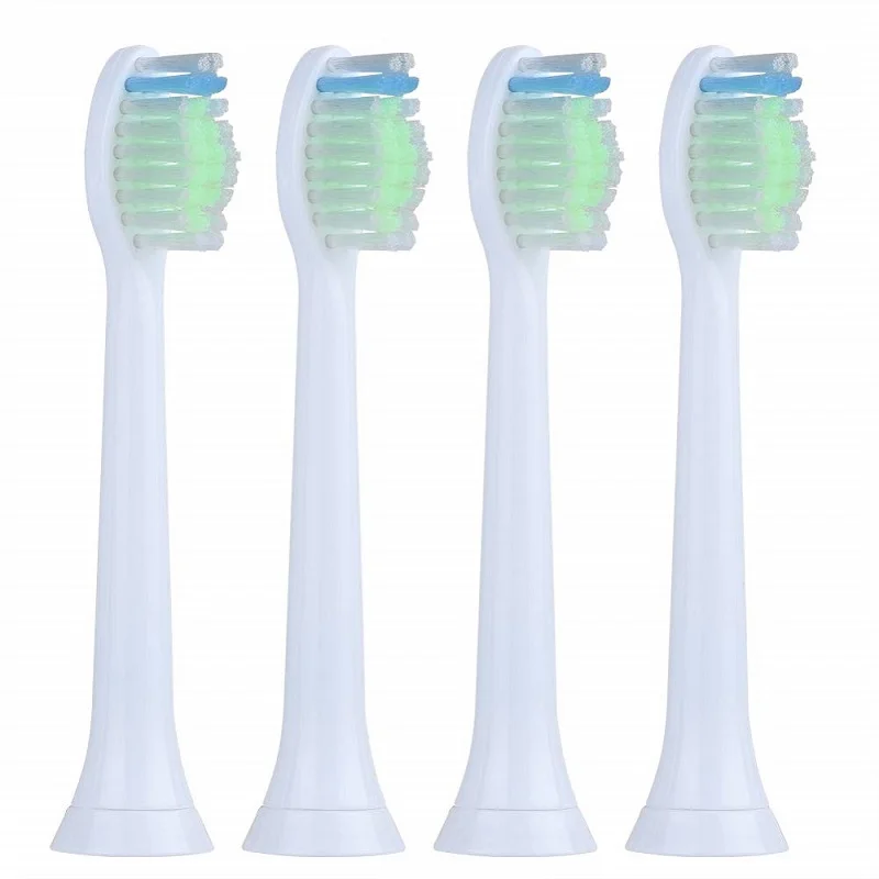 4 шт. HX6064 Съемные насадки для зубной щетки для Philips Sonicare алмазные головки электрической зубной щетки с прозрачный чехол от пыли