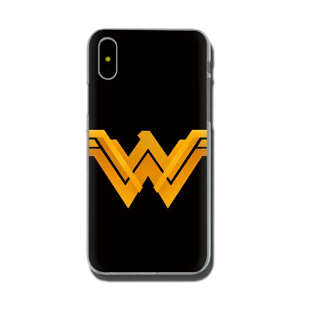 H7 EWAU логотип Чудо Женщины жесткий чехол для телефона iPhone 11 Pro 6 6S Plus 7 8 Plus X XS XR XS Max - Цвет: H7