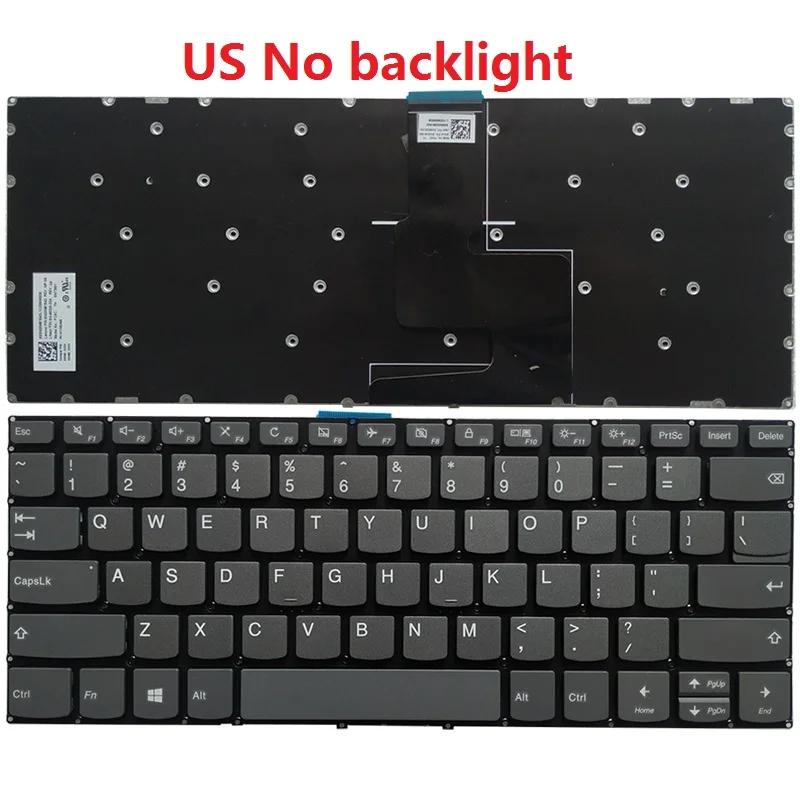 Teclado do portátil para Lenovo IdeaPad, russo,