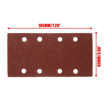 

10pcs Hook/Loop 1/3 Sanding Sheet Sander Sandpaper Pads Mixed Grit 40-120 Sandpaper (40,60,80,100,120Grit) 2020 New Arrival