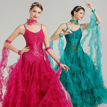 

National Standard Dance Costume Modern Dance dress Performing Dress S7038