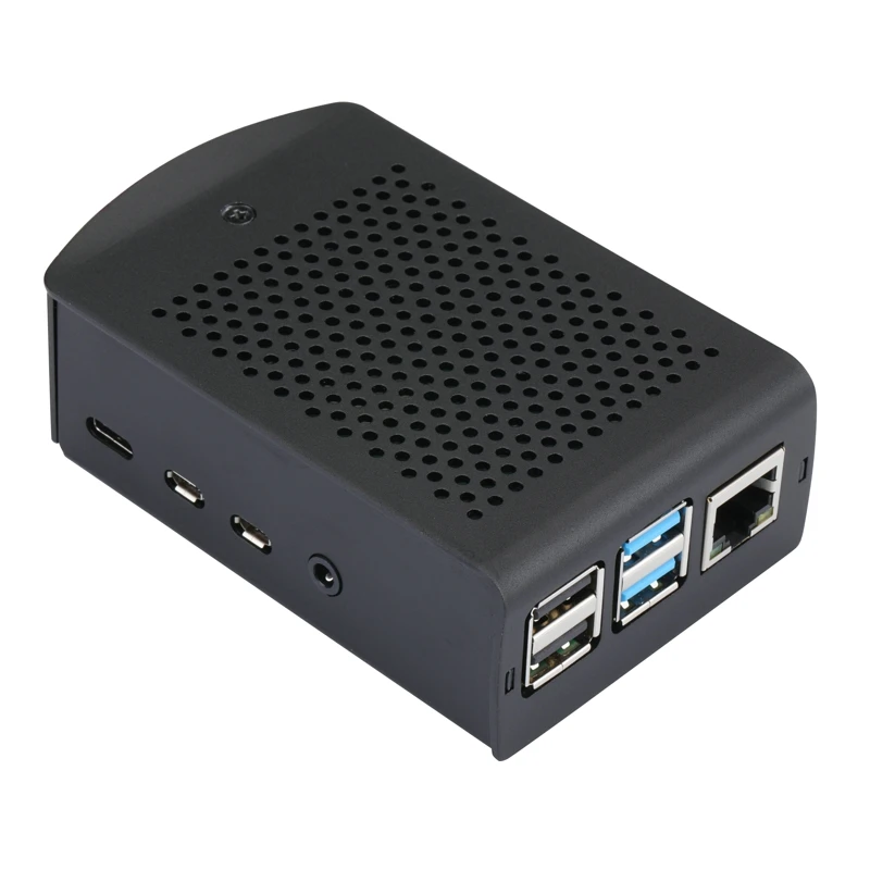 Raspberry Pi 4 Алюминиевый Чехол черный корпус металлический корпус Корпус для RPI 4B RPI 4 Модель B