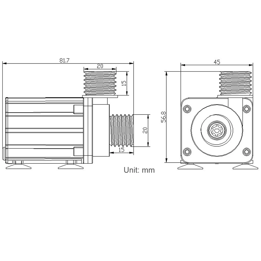 SR-800B 670-1150L/ч 3,5-7 м бустерный насос 12V 24V DC безщеточный Водяной насос погружной фонтан воды Самовсасывающий насос